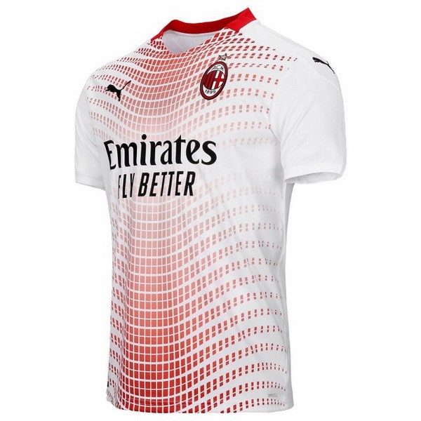 Thailand Trikot AC Milan Auswarts 2020-21 Weiß Fussballtrikots Günstig